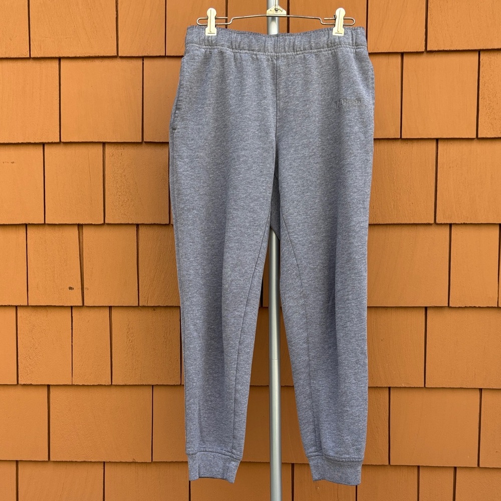 LL BEAN | Gray Fleece Lounge Casual Comfy Classic Jogger Sweatpants | Size 32